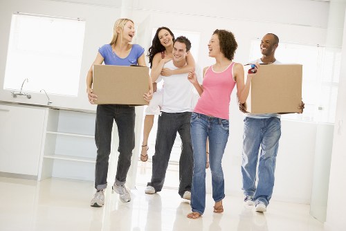 Fragile items carefully wrapped for packing services in Coulsdon