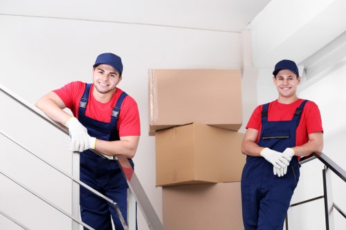 Local removal van prepared for house removals in Coulsdon