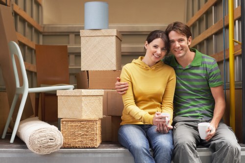 Household furniture stored safely during a move in Coulsdon