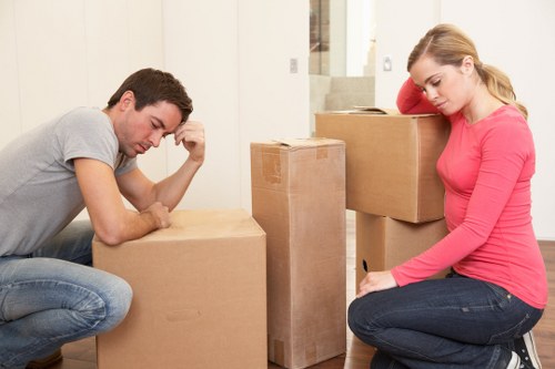 Professional movers handling a compact relocation in Coulsdon