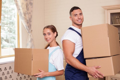 Well-maintained storage space in Coulsdon with clean aisles